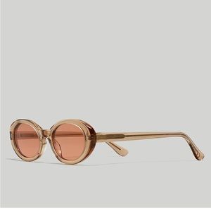 Madewell Russell Oval Sunglasses Marzipan